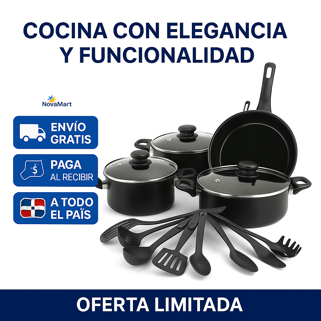 Set De Ollas Antiadherente